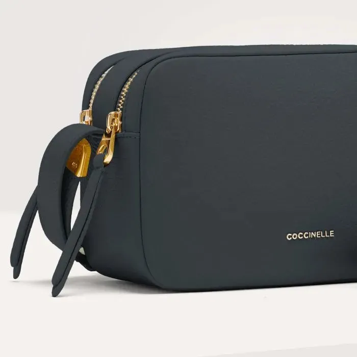 COCCINELLE SMALL GLEEN CROSS BODY BAG MIDNIGHT BLUE