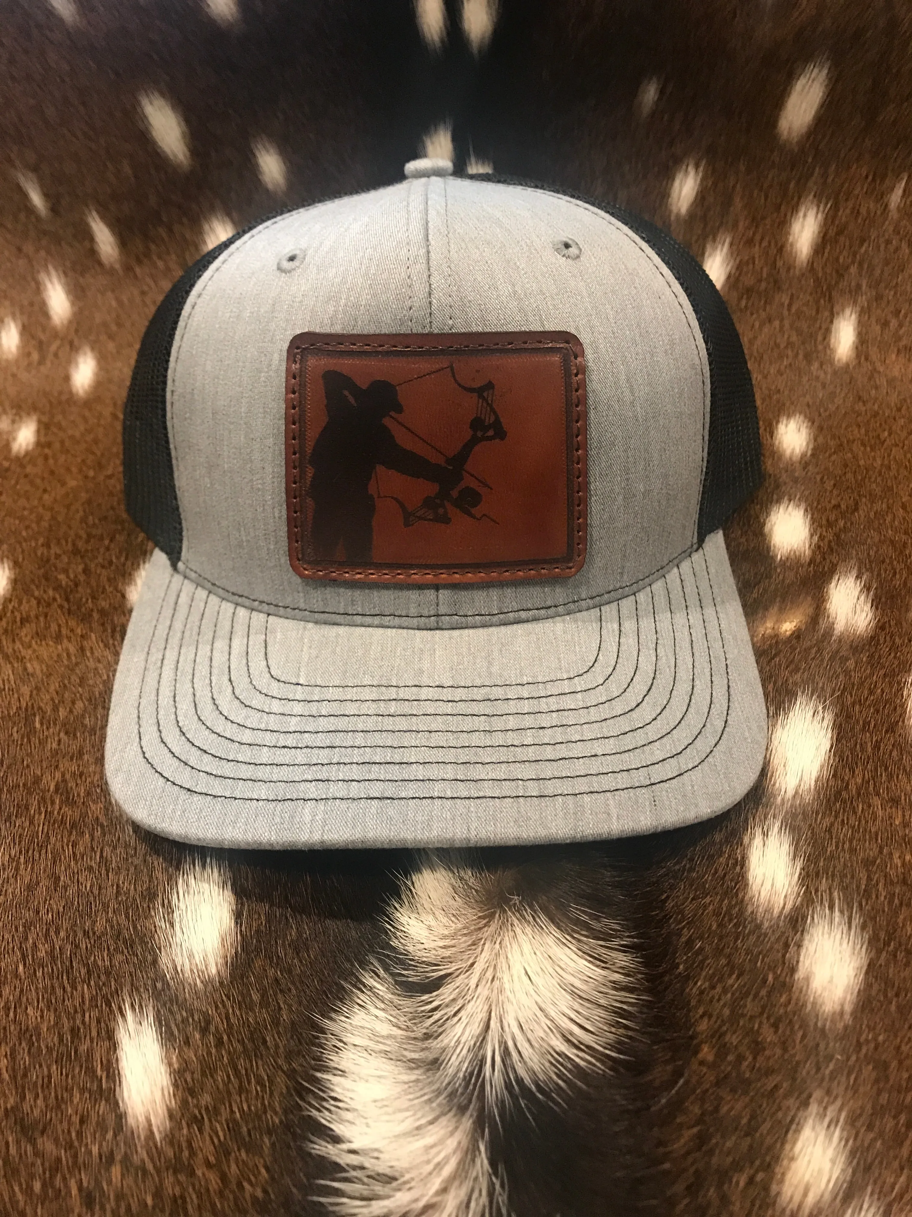 Colorado Bowfishing Leather Patch Hat