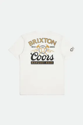 Coors Protect Our West S/S Tailored Tee - Off White