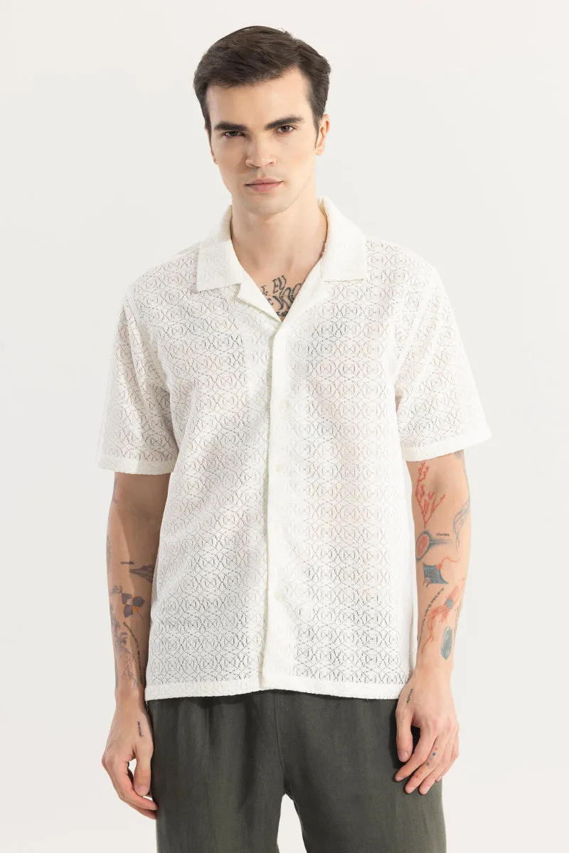 Cosmic Circle Off-White Hakoba Shirt