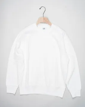 C.P. Company Diagonal Fleece Sweatshirt / Gauze White