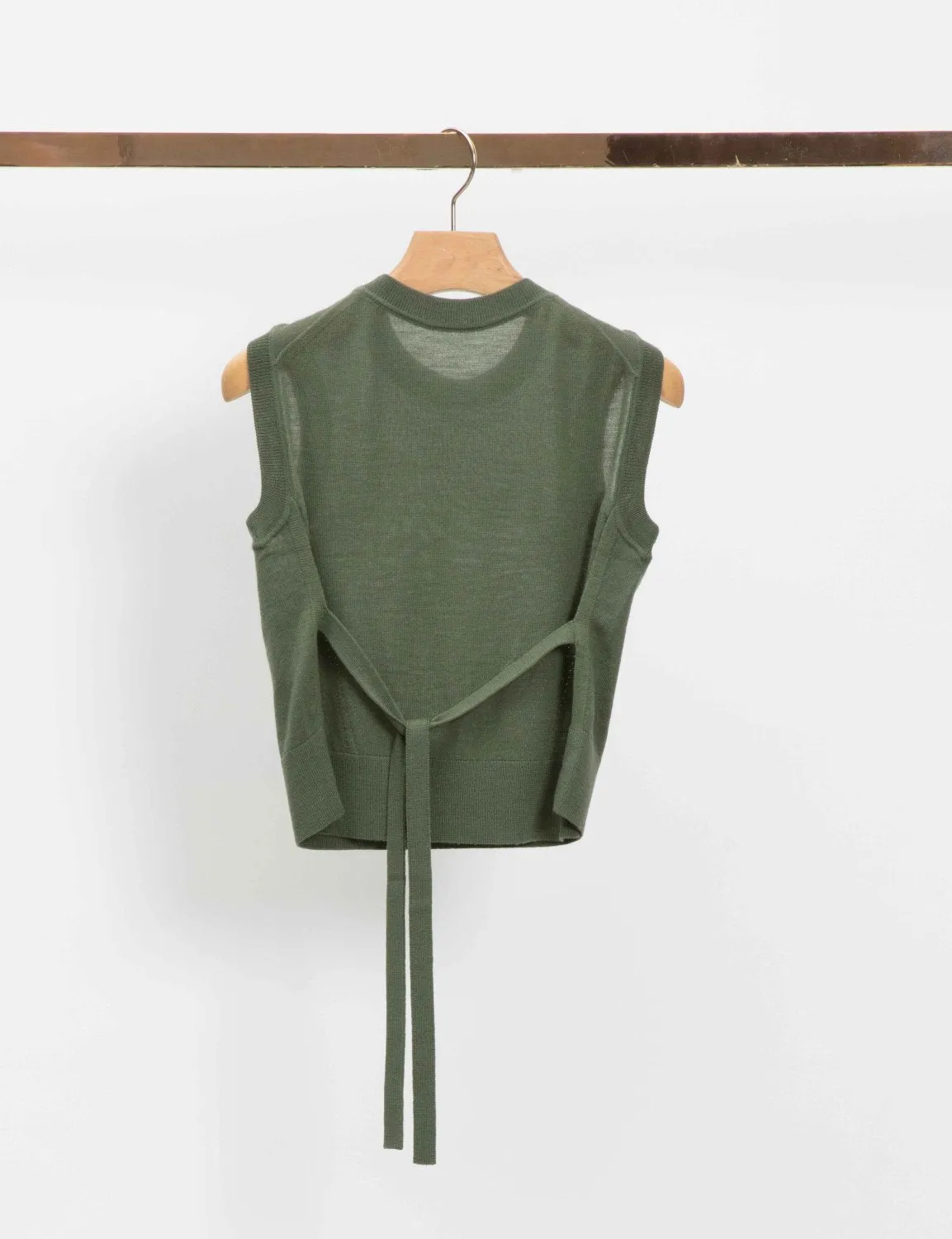 Crew Neck Tank with Side Slits