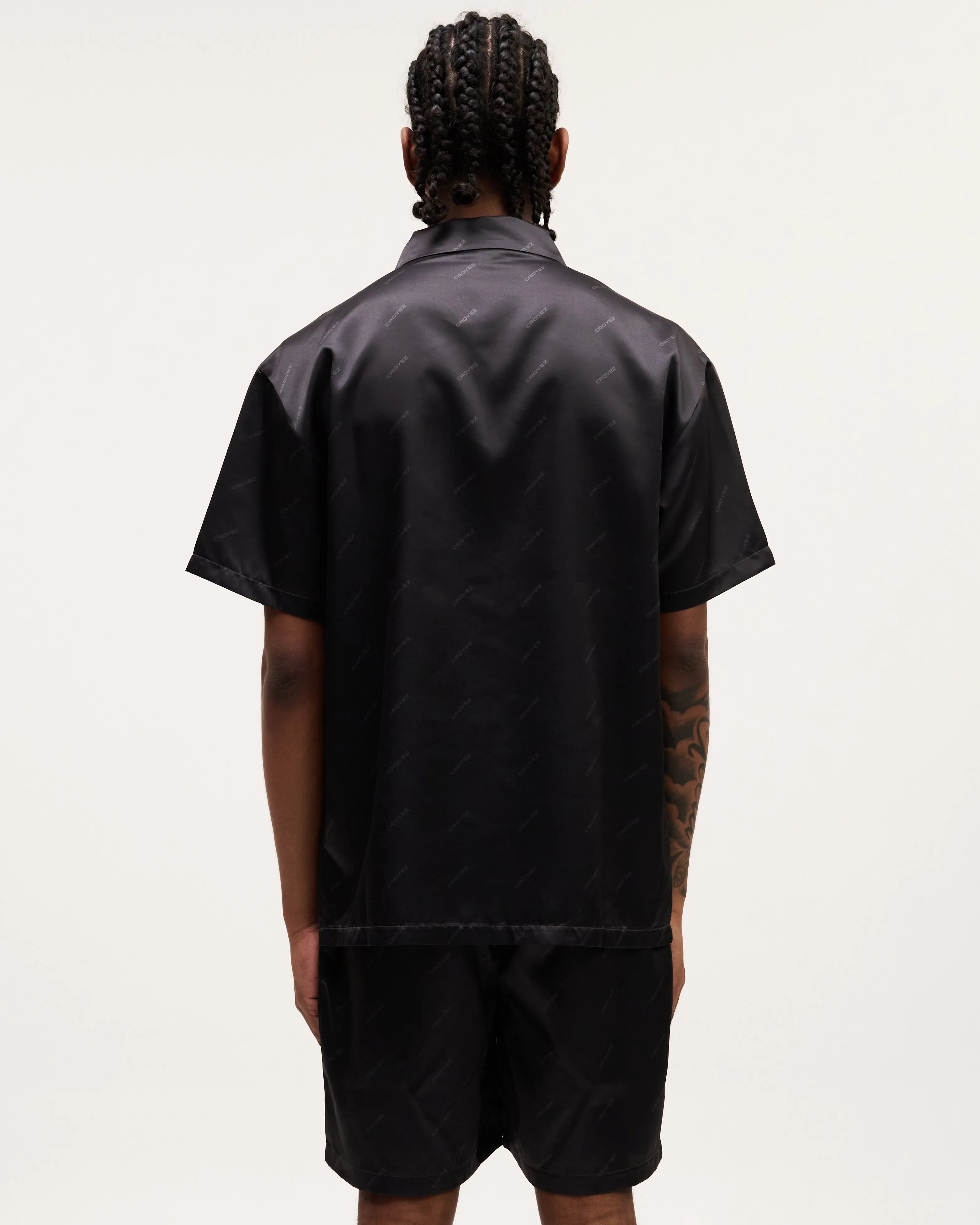 CROYEZ RESORT ALLOVER SHIRT - BLACK