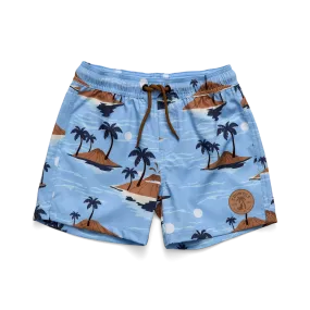 Crywolf Boardshorts - Blue Lost Island