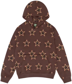 DENIM TEARS - EVERY TEAR IS A STAR HOODIE BROWN