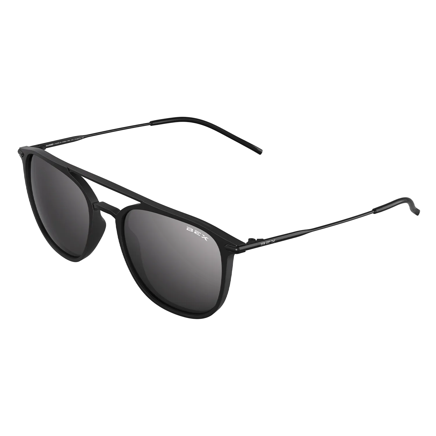 DILLINGER BLACK/GRAY BEX SUNGLASSES