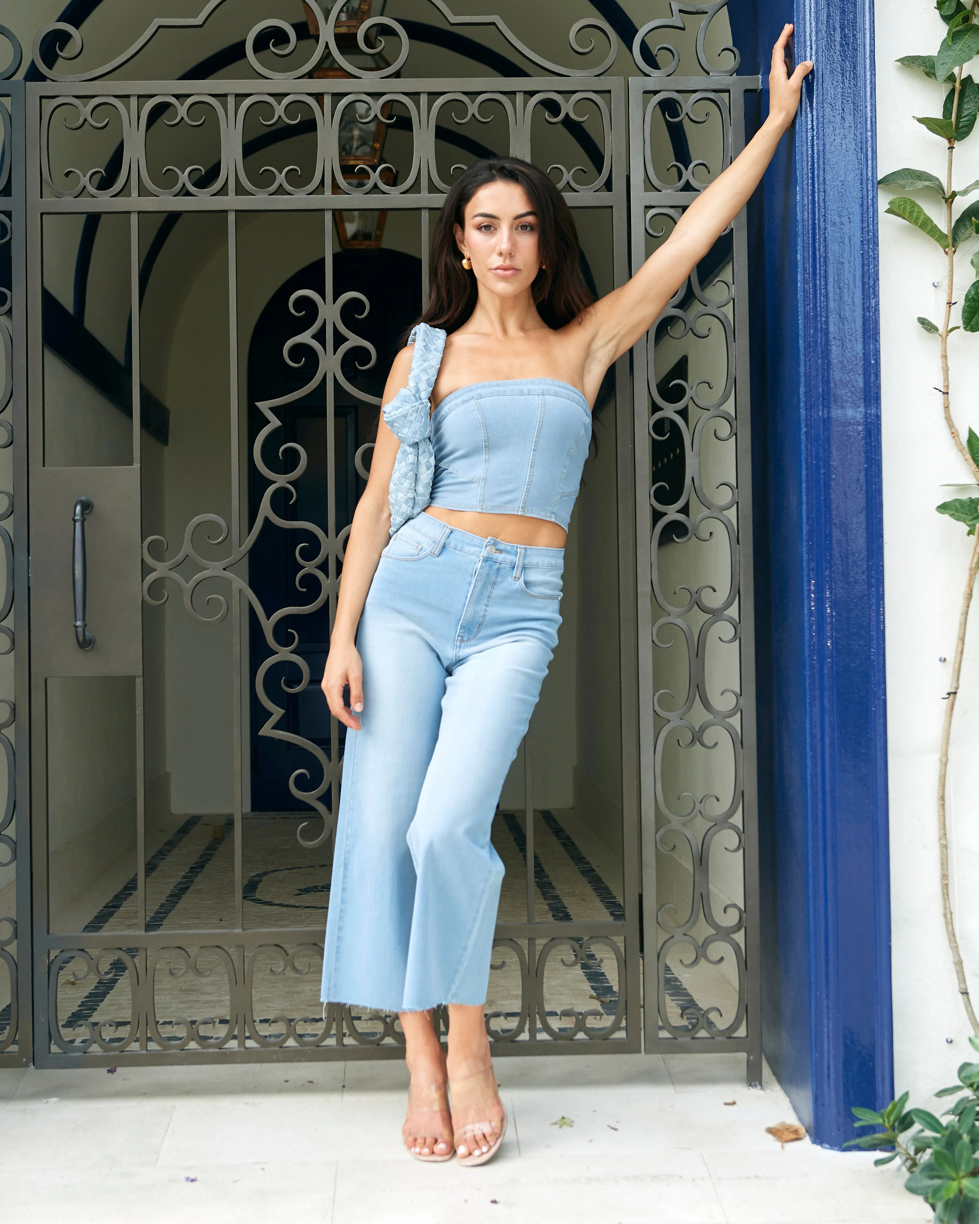 Do It All Denim Tube Top