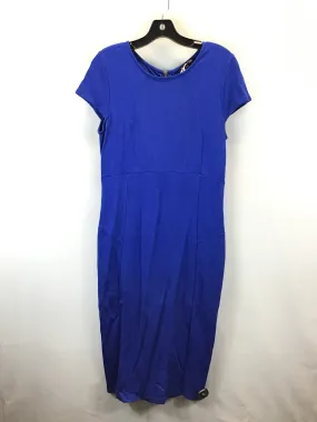 Dress Casual Midi By Clothes Mentor In Royal Blue, Size: Xl