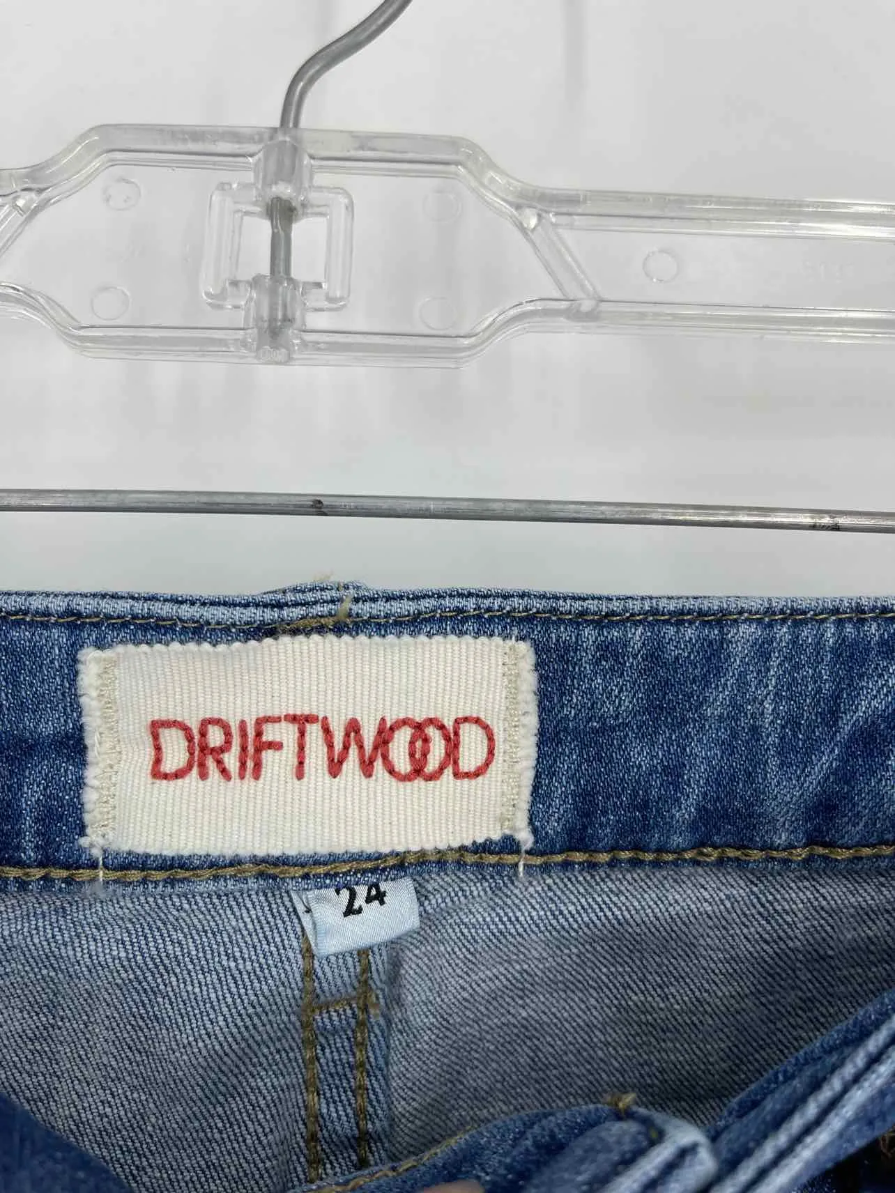 Driftwood Size 24=0 Blue Distressed Denim Premium Denim Jeans