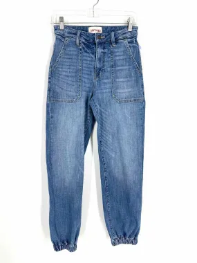 Driftwood Size 24=0 Blue Distressed Denim Premium Denim Jeans