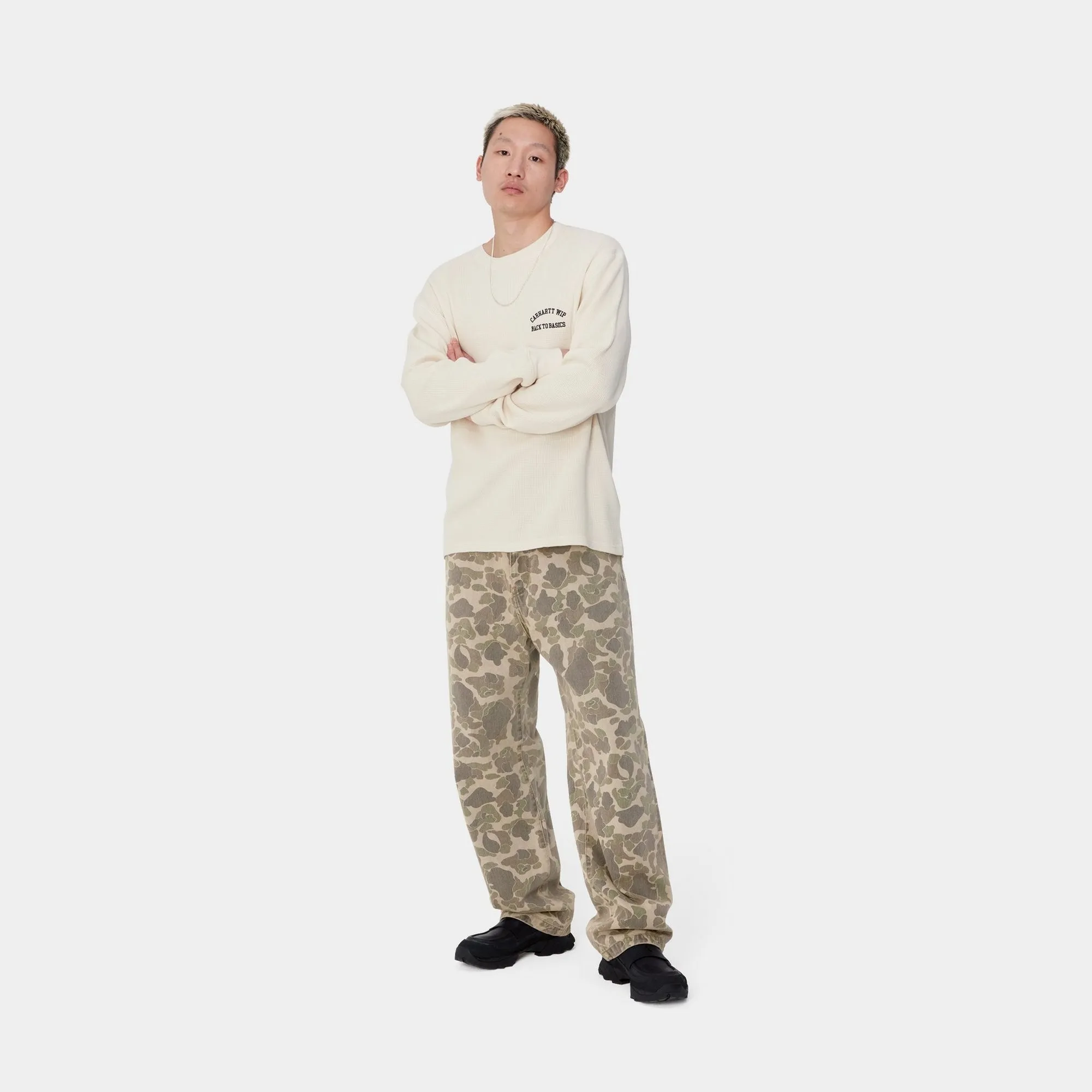 Duck Camo Landon Pant | Black (bleached)