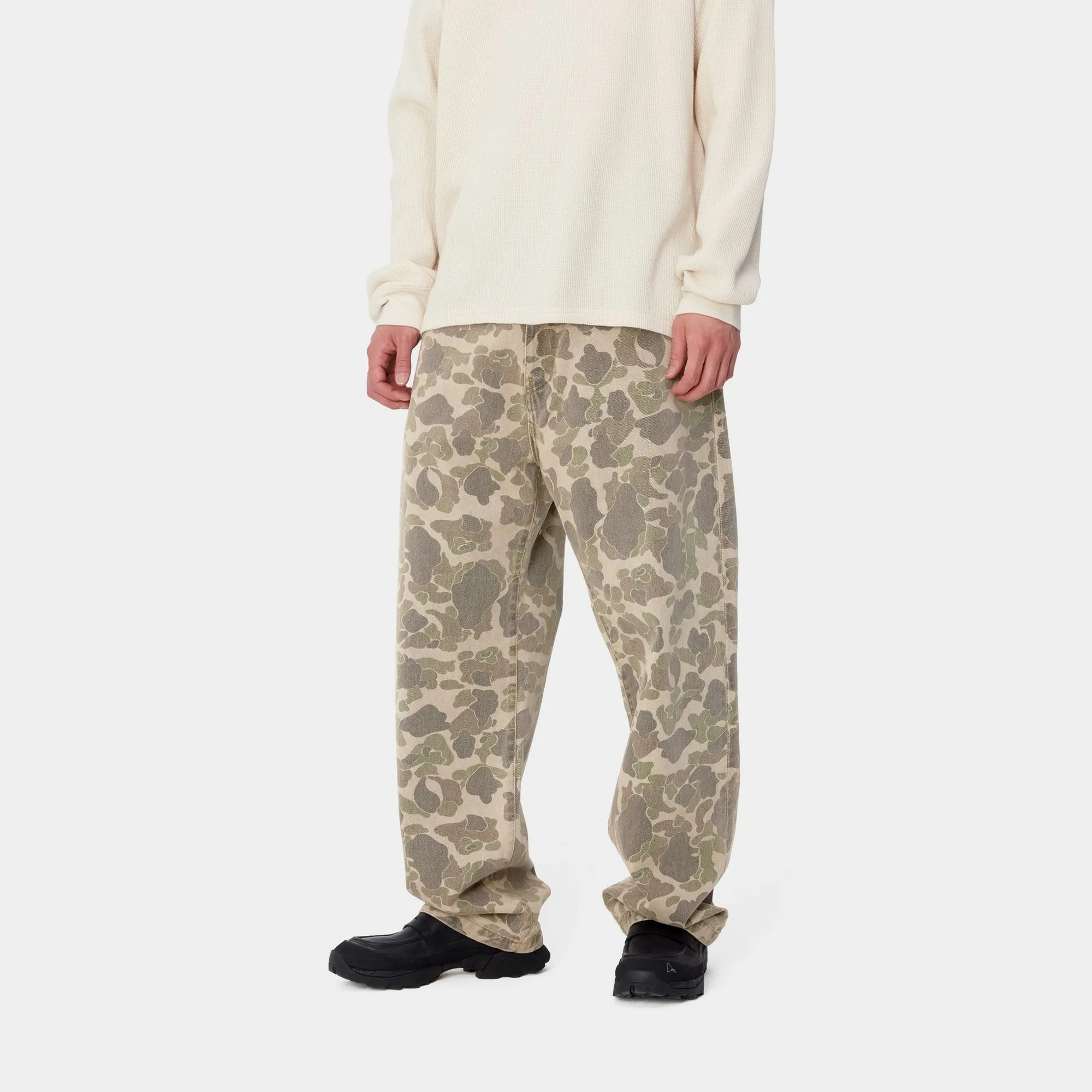 Duck Camo Landon Pant | Black (bleached)