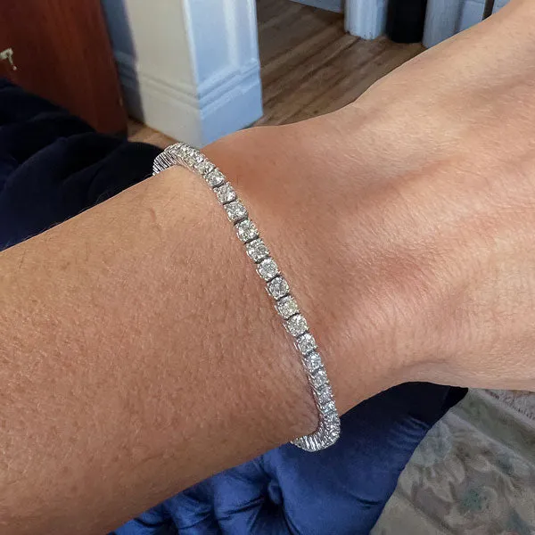 Estate Diamond Tennis Bracelet