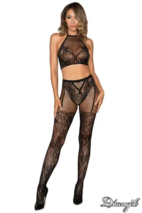 Fishnet 2PC Bodystocking Set