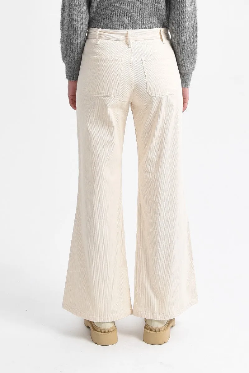 Flare Leg Corduroy Pants