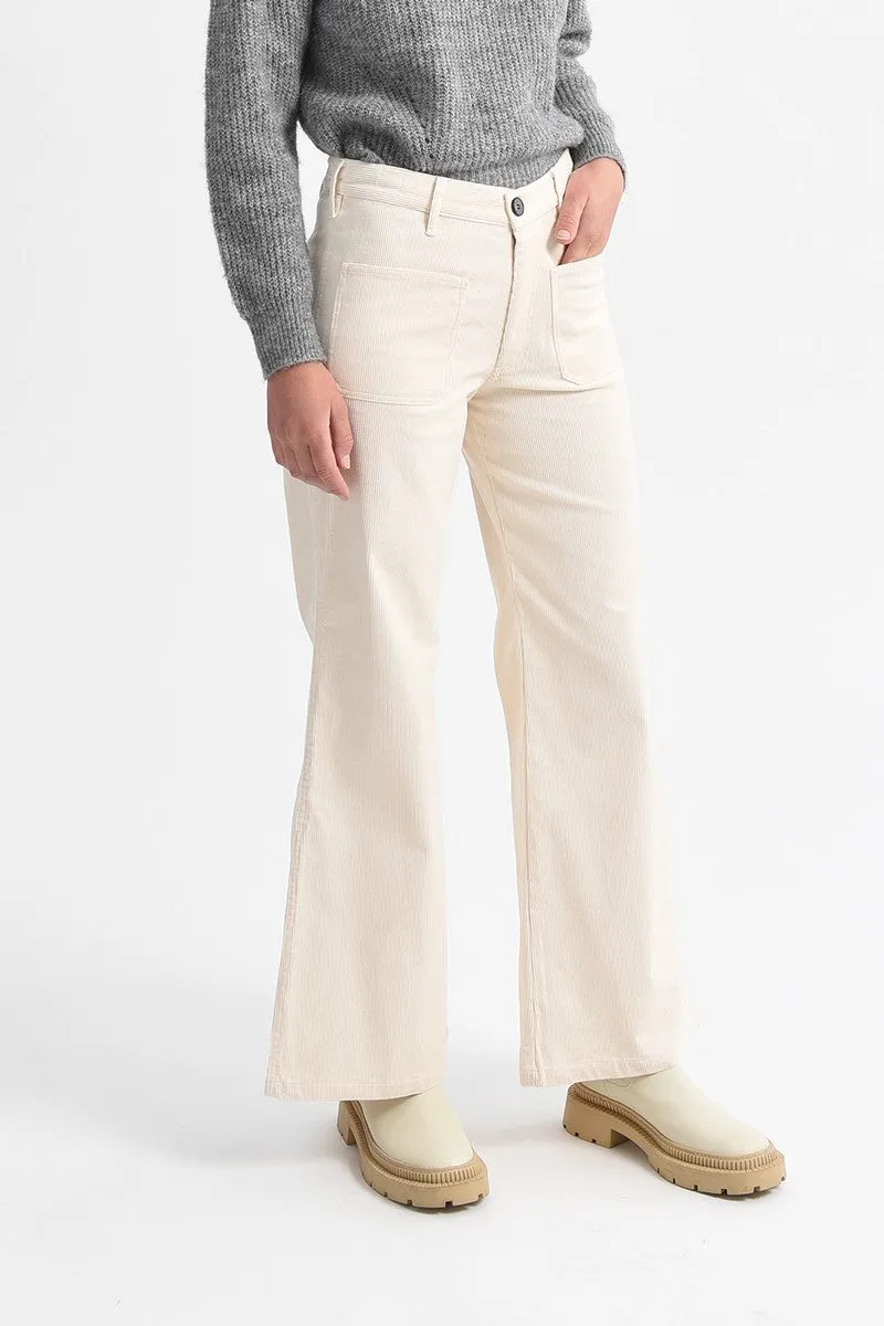 Flare Leg Corduroy Pants