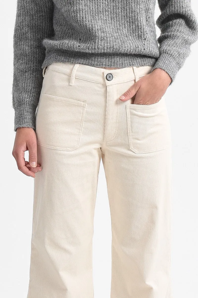 Flare Leg Corduroy Pants