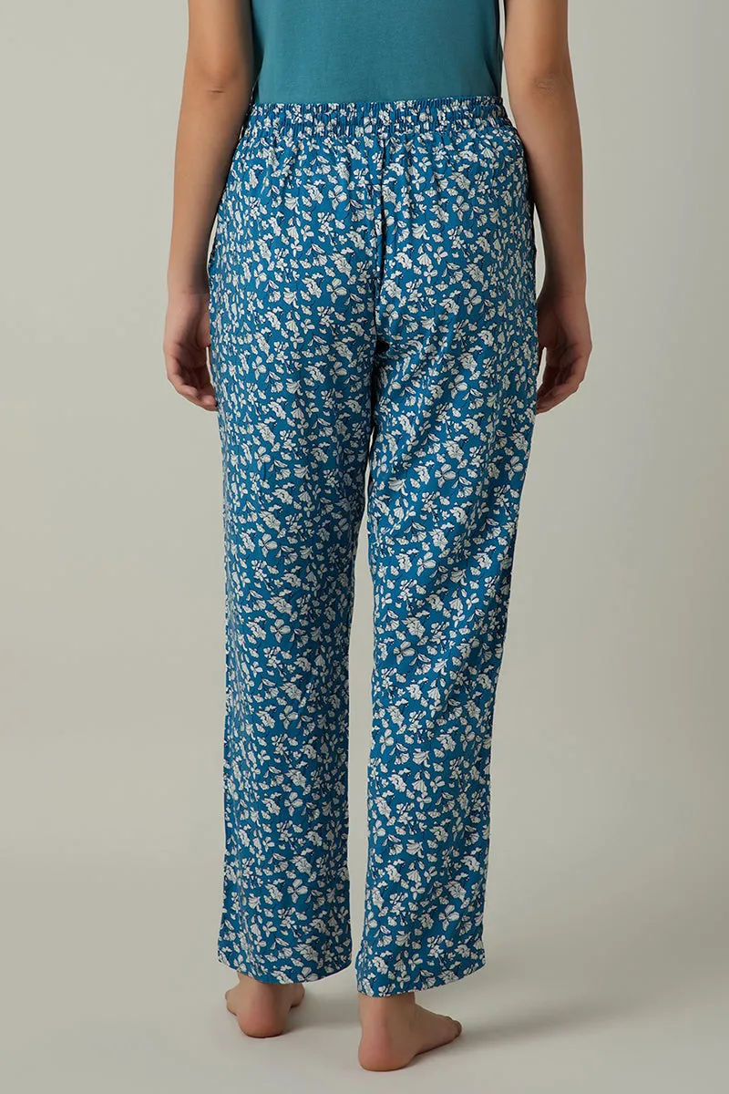 Full Length Pyjama Bottom - Vallarta Ditsy Print