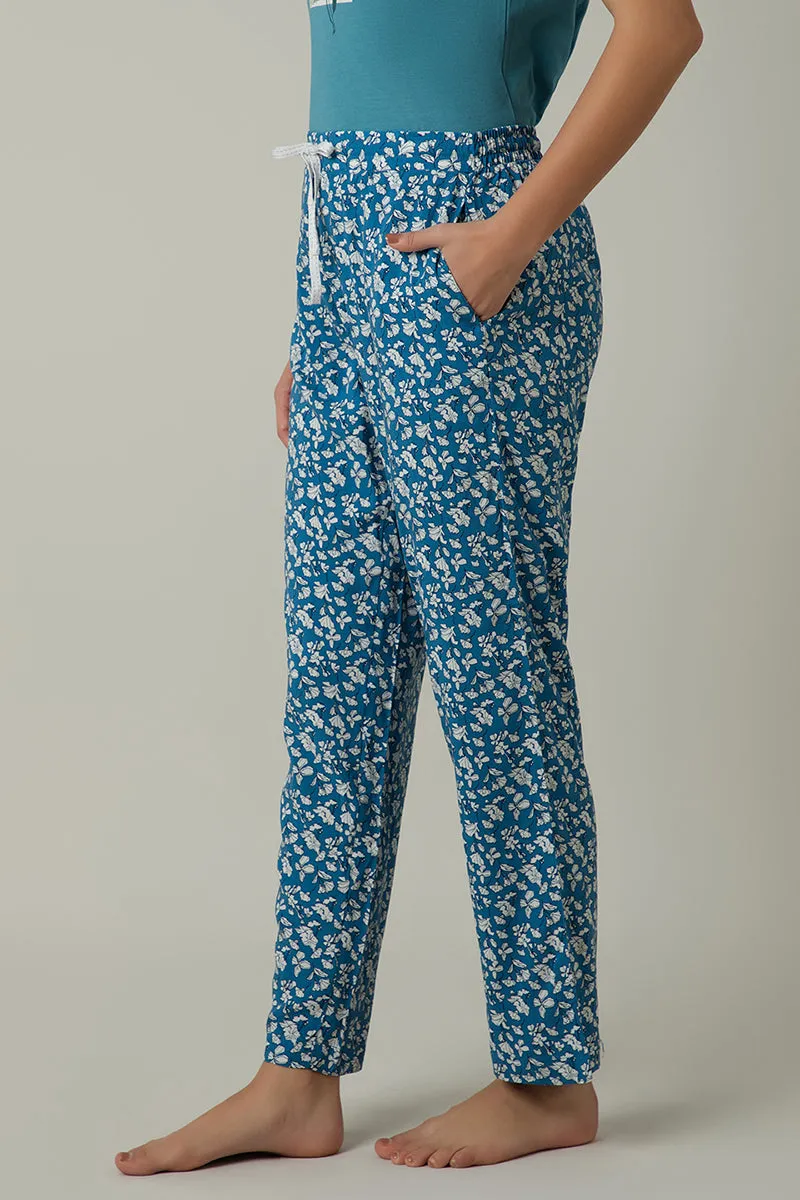 Full Length Pyjama Bottom - Vallarta Ditsy Print