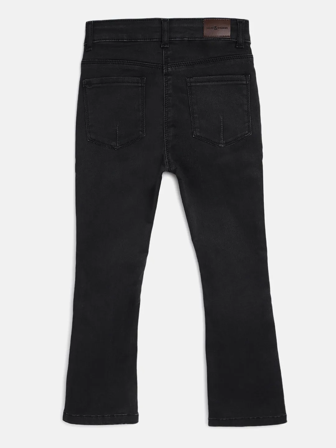 Girls Boot cut Black Jeans