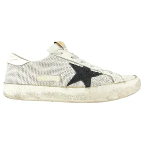 Golden Goose Off-White Leather and Mesh Superstar Low Top Sneakers - 38 EU | 8 US