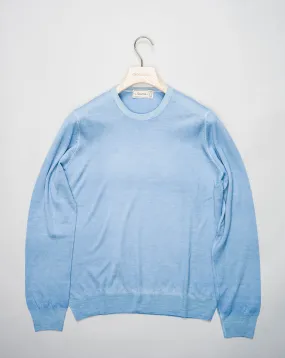 Gran Sasso Sauma 20th Anniversary Vintage Merino Crew Neck / Light Blue