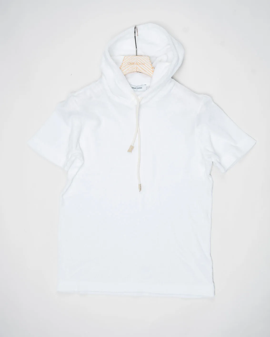 Gran Sasso Sponge Hoodie T-Shirt / White