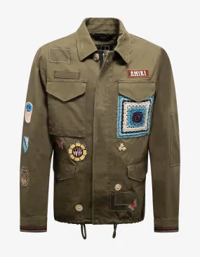 Green Brothers Military Short Parka Jacket