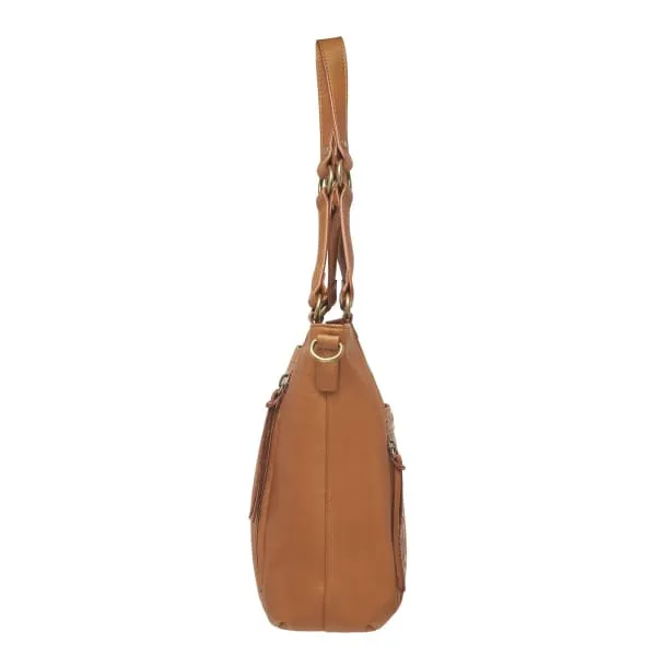 GTM Original BOHO Leather Carry Conceal Shoulder to Crossbody Purse