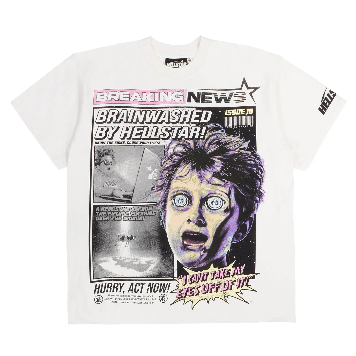 Hellstar Breaking News Tee White