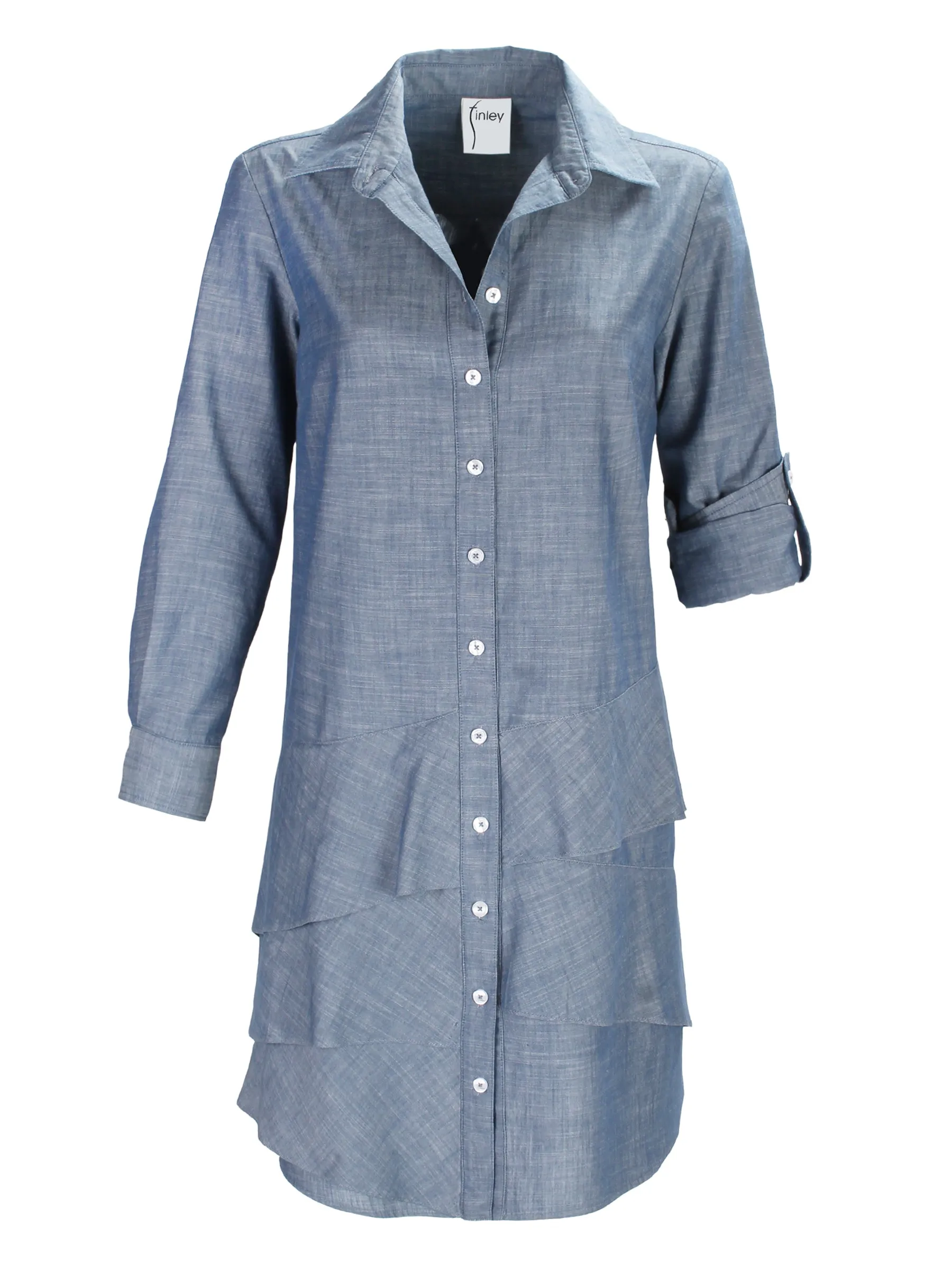 Jenna Shirt Dress Chambray - Webstore Exclusive