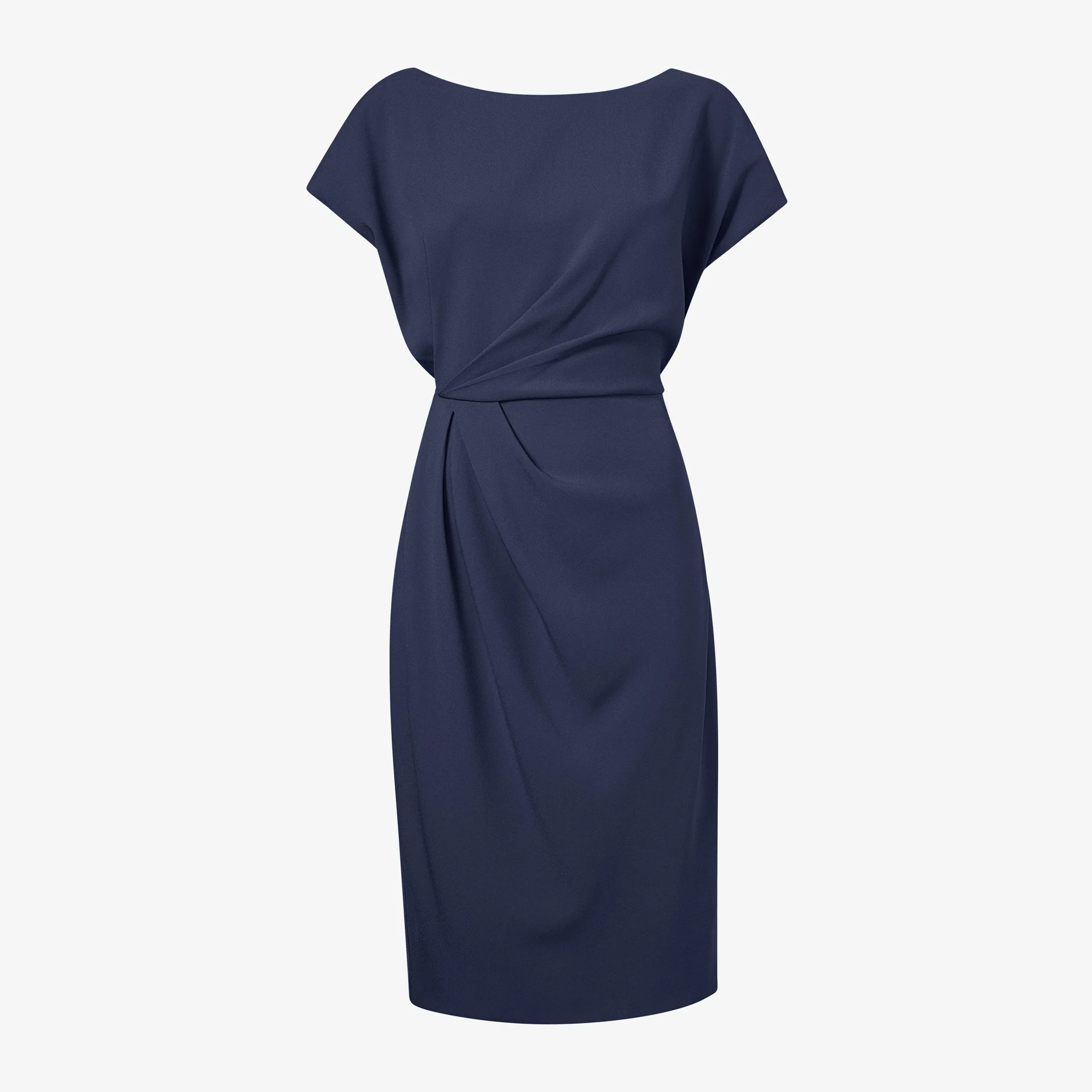 Jillian Dress - Eco Heavy Soft Wave :: Caspian Blue