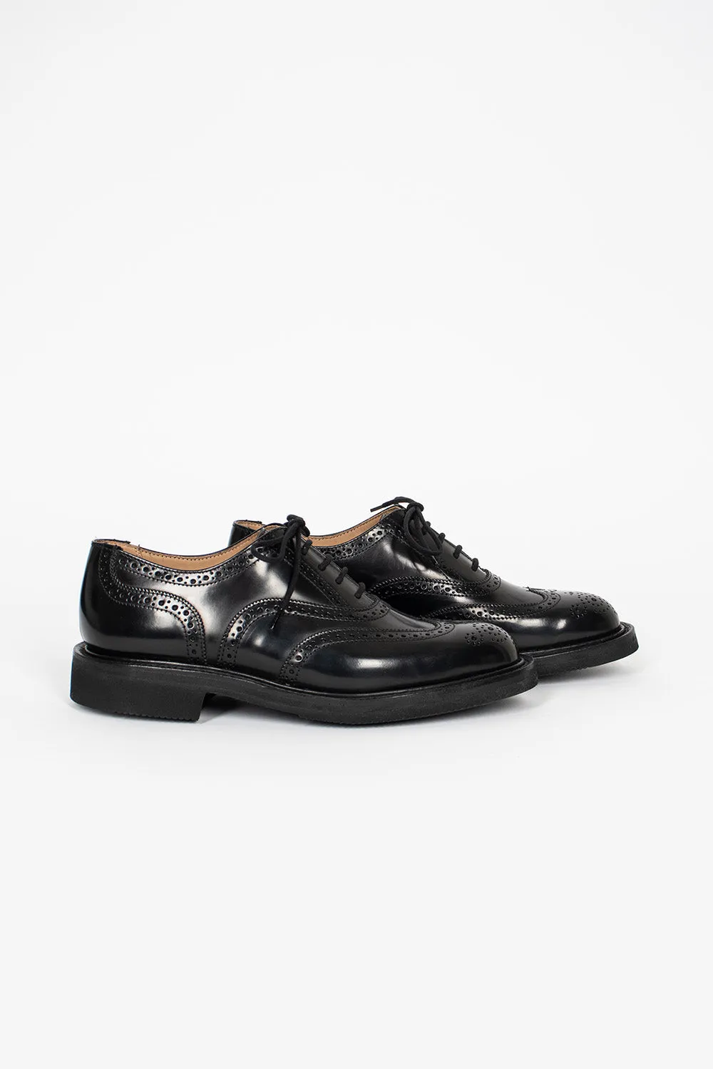 Kara Bookbinder Brogue Black