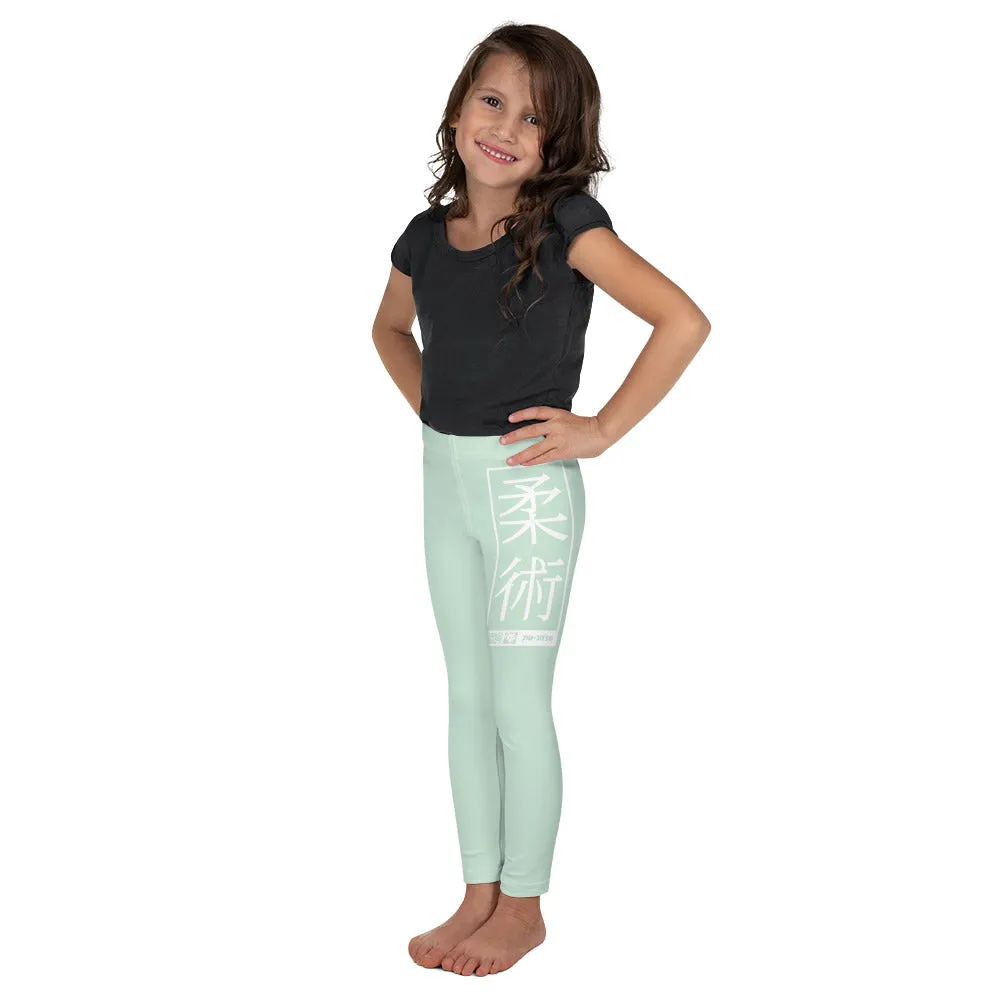 Kids' Girls Yoga Pants Workout Leggings Jiu-Jitsu 011 - Surf Crest