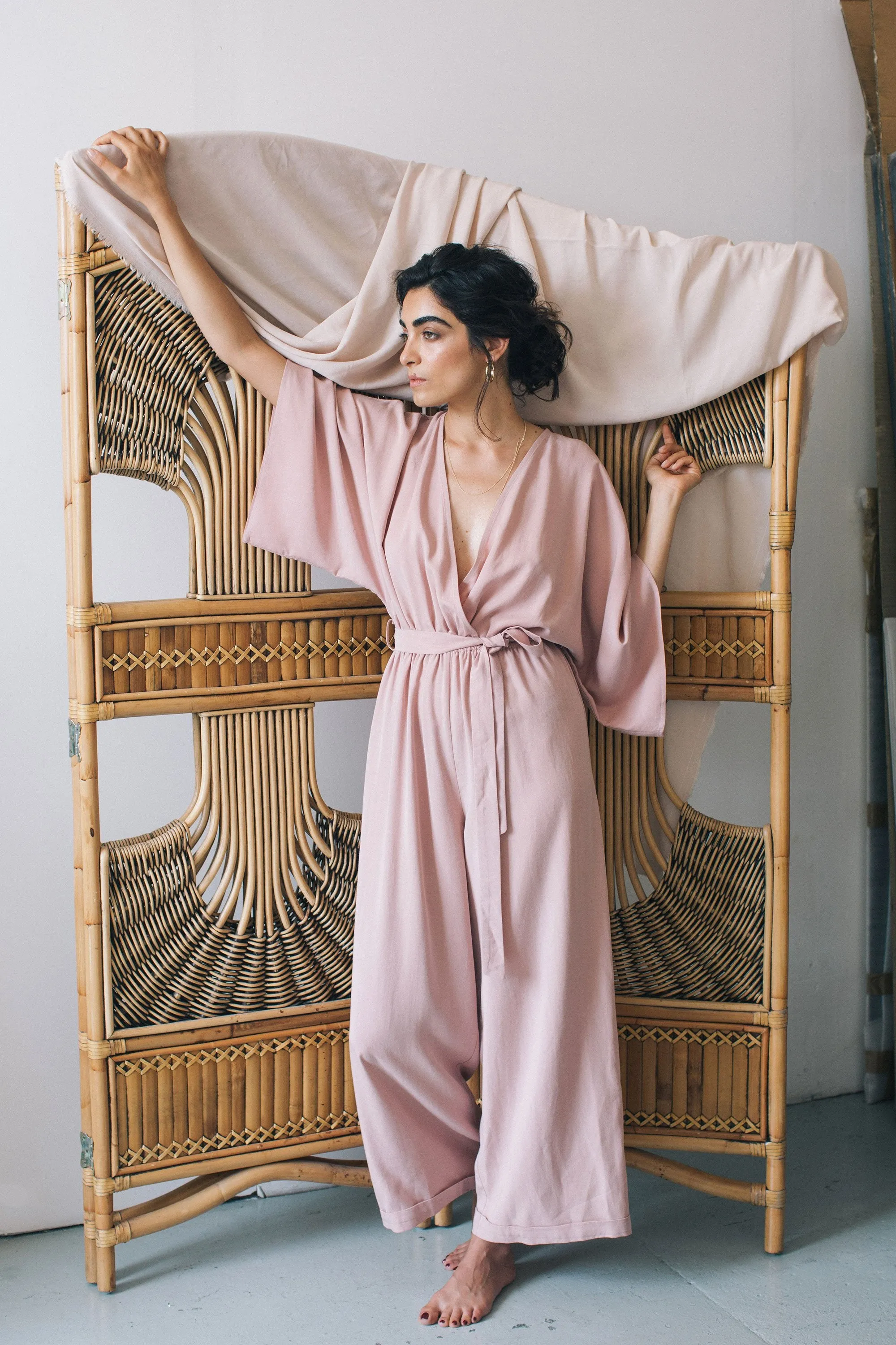 kimono jumpsuit sepia rose<br> by Cossac