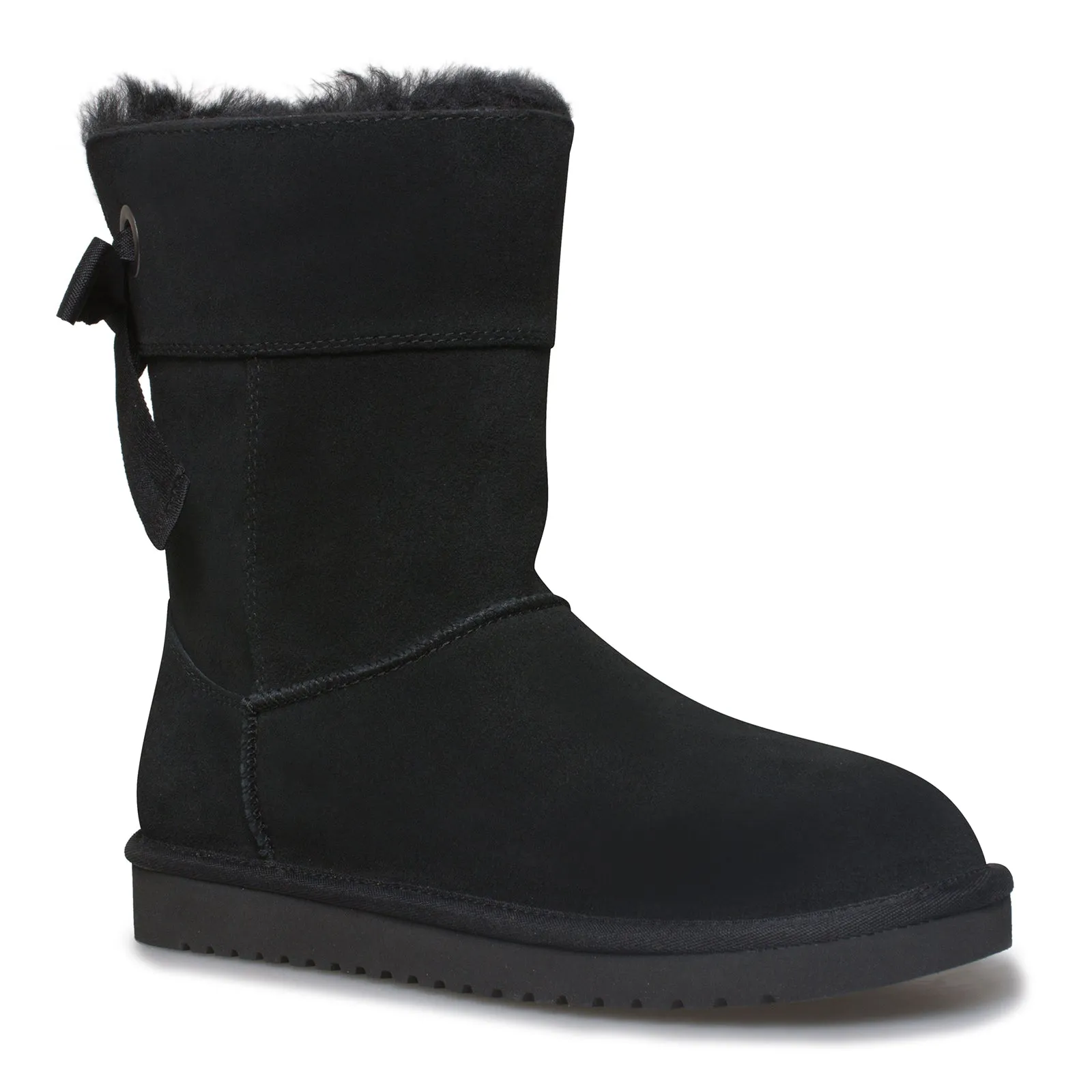 Koolaburra By UGG Andrah Short Black Boots - Women's