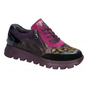 Ladies Waldlaufer Trainers Black Multi H Fit Ajala 993004 800 428