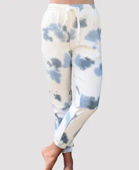 Leo Trackpant | Blue Tie Dye