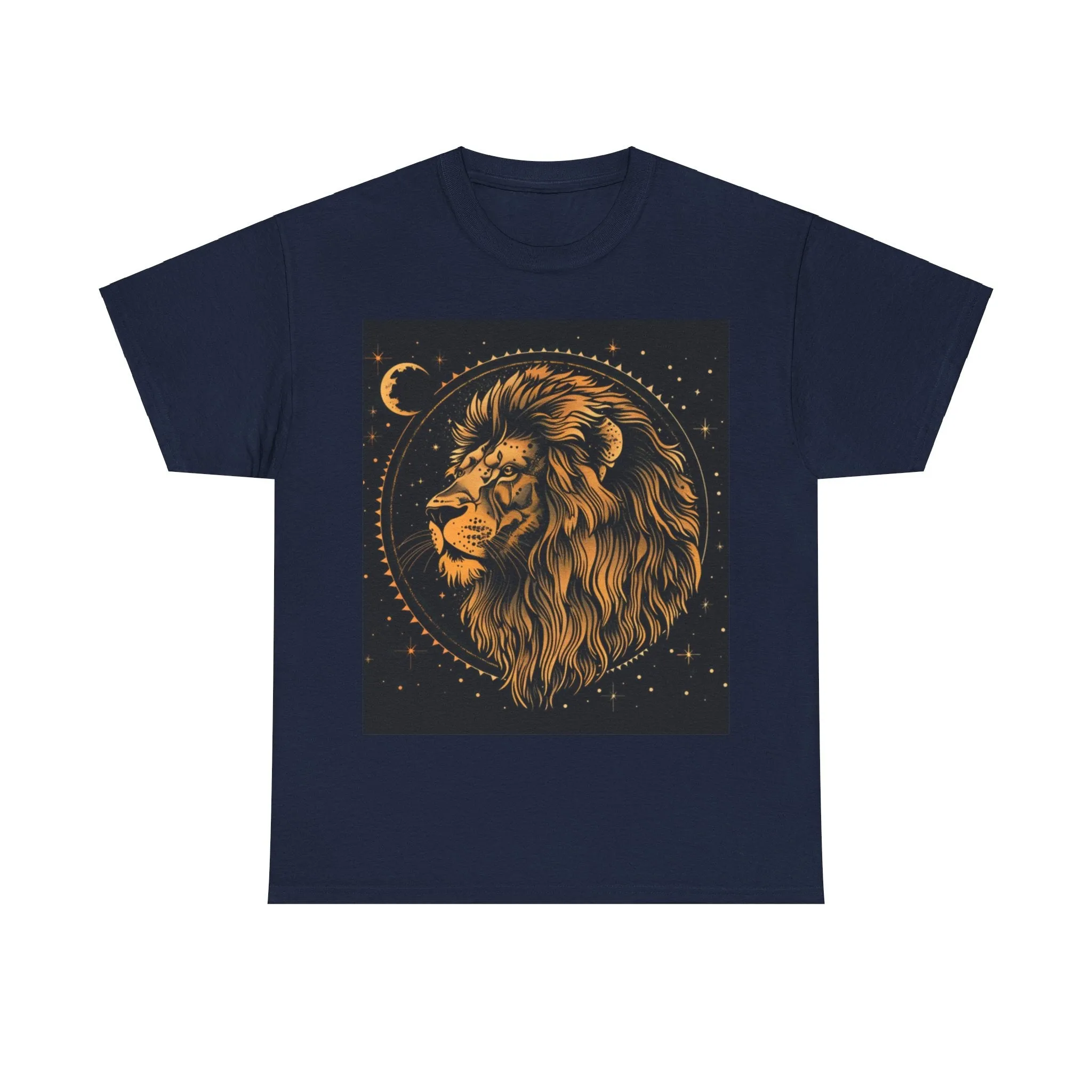 Leo zodiac Unisex Heavy Cotton Tee