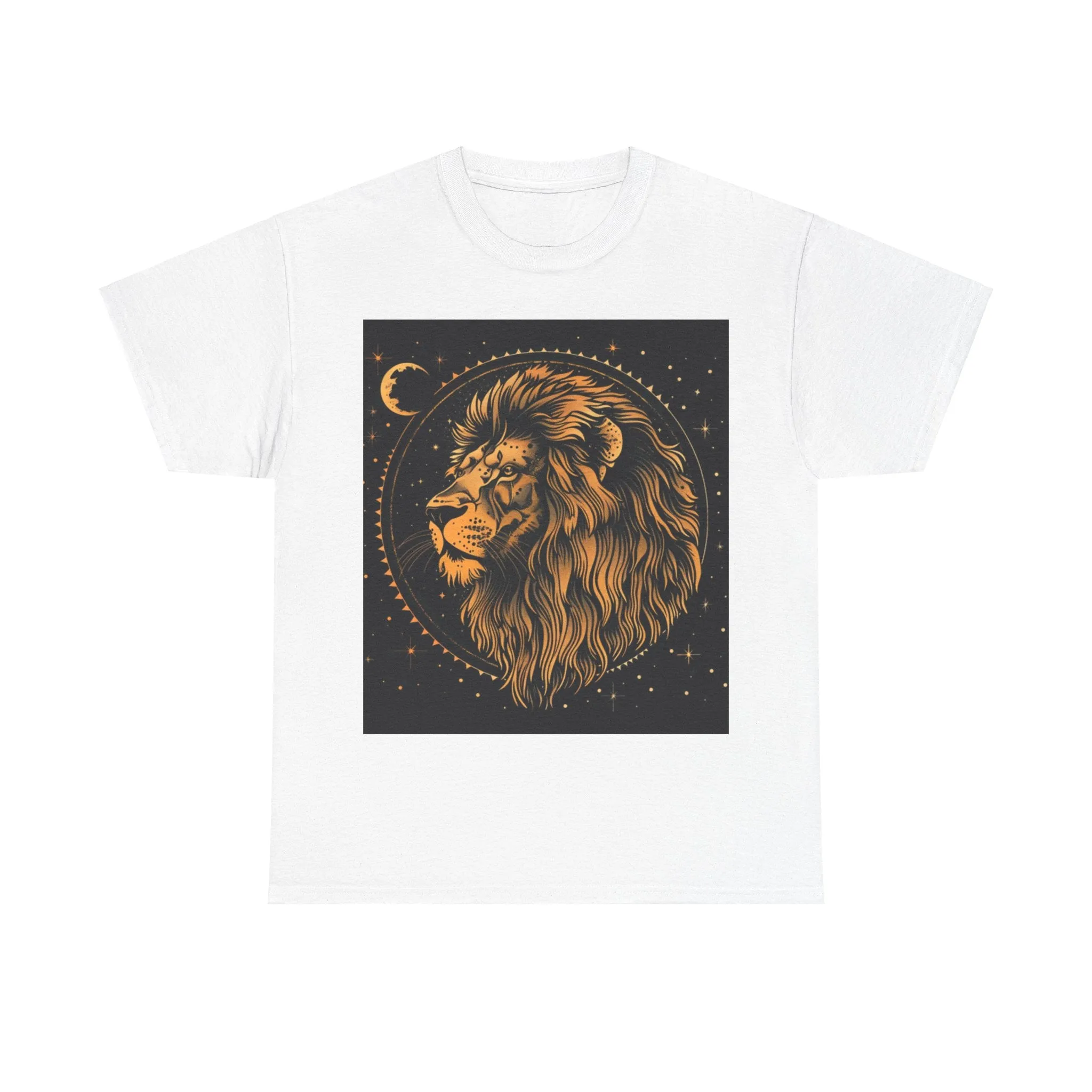 Leo zodiac Unisex Heavy Cotton Tee