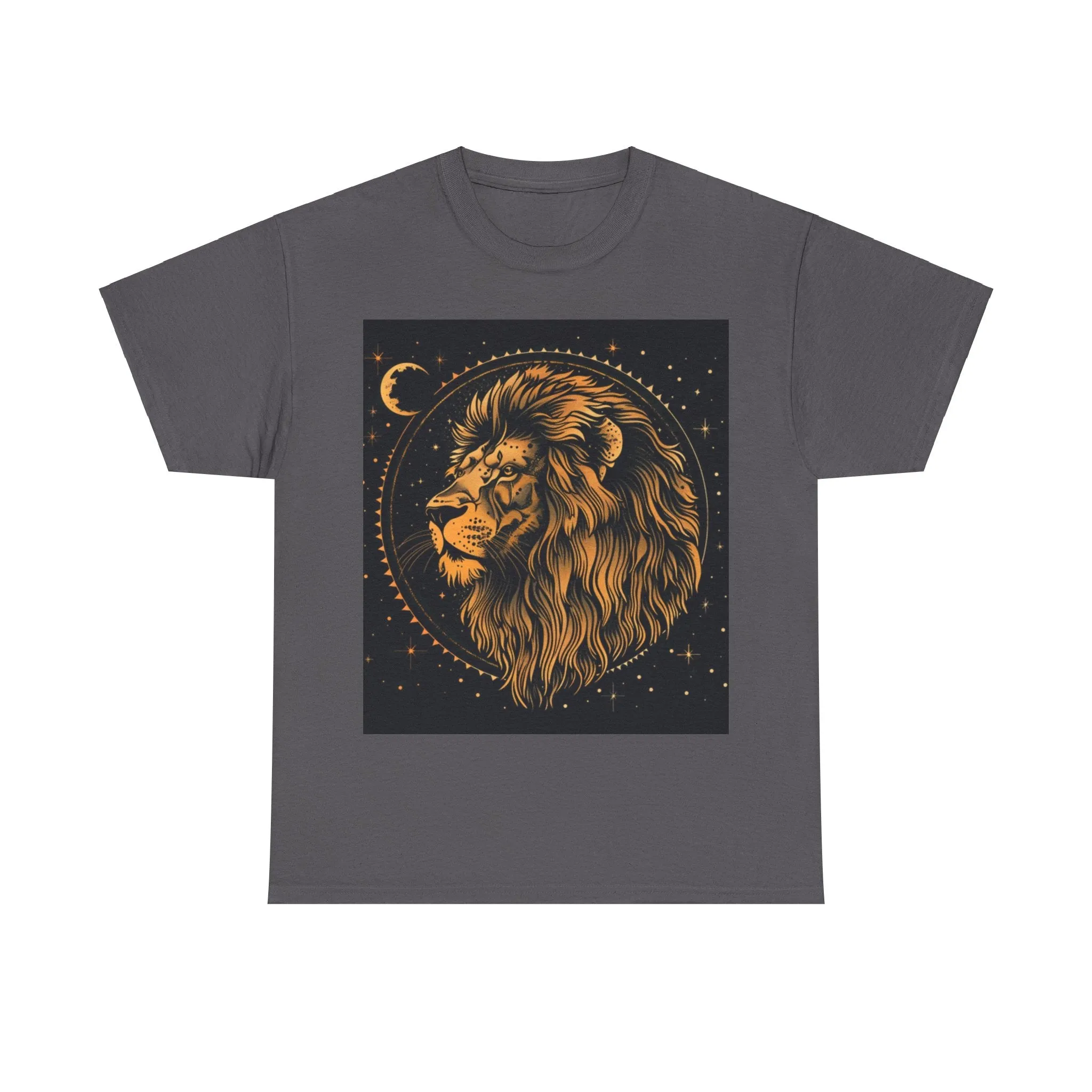 Leo zodiac Unisex Heavy Cotton Tee