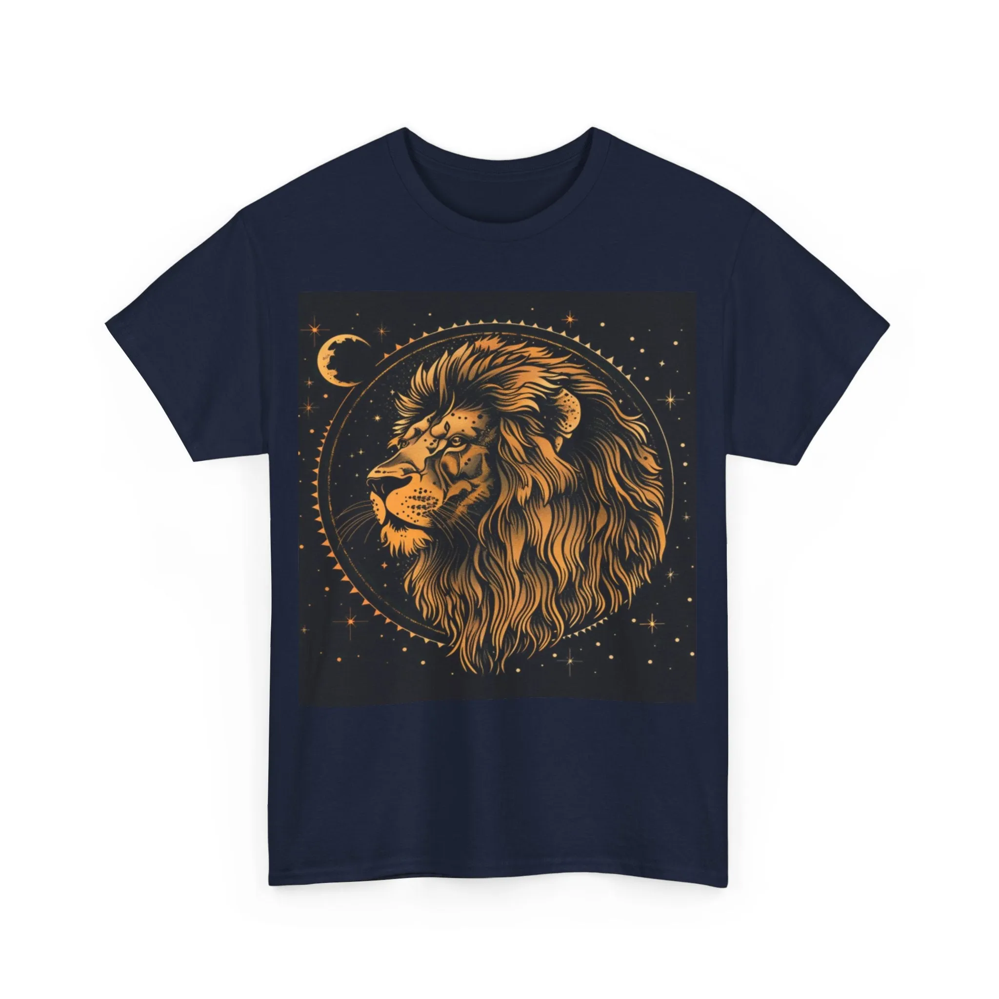 Leo zodiac Unisex Heavy Cotton Tee