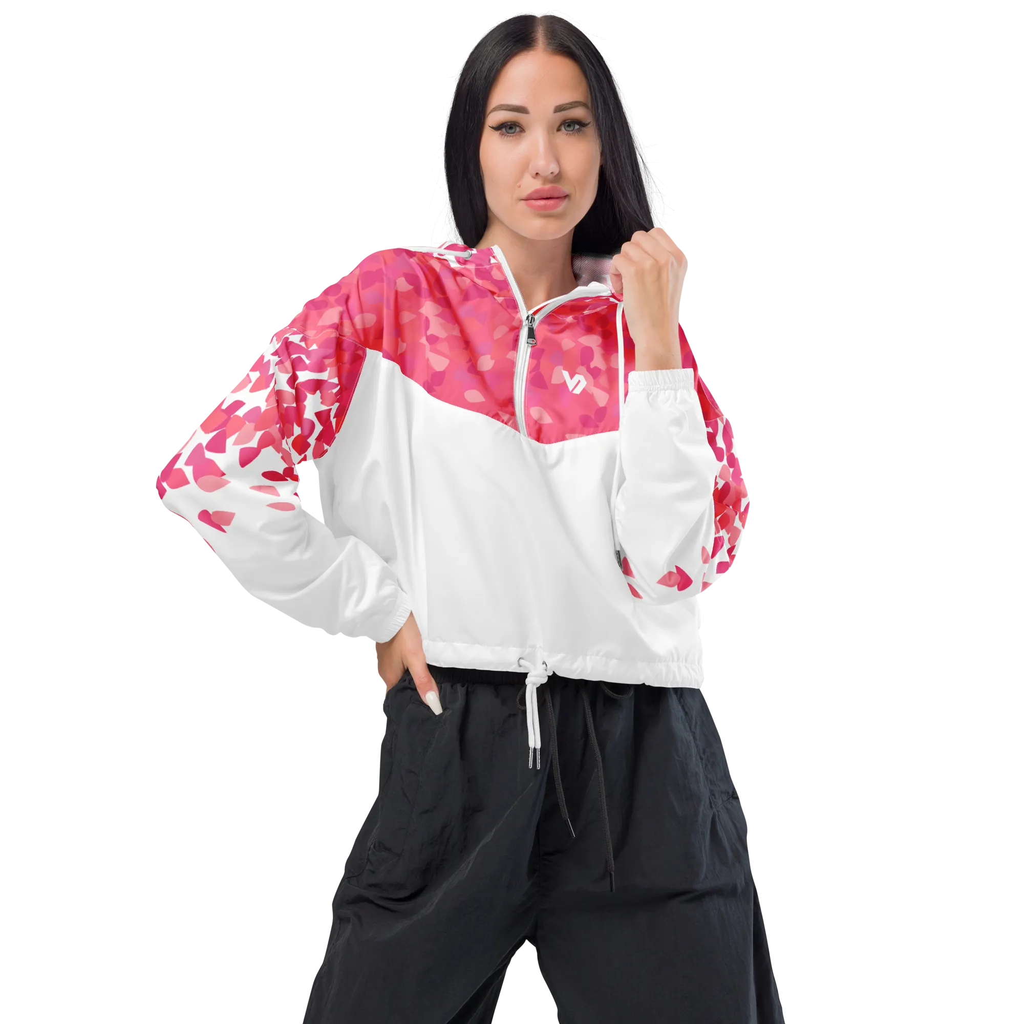 Leros Voukamvillia Women’s cropped windbreaker