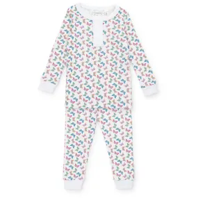 Lila and Hayes - Alden Pajama Set - Bright Butterflies