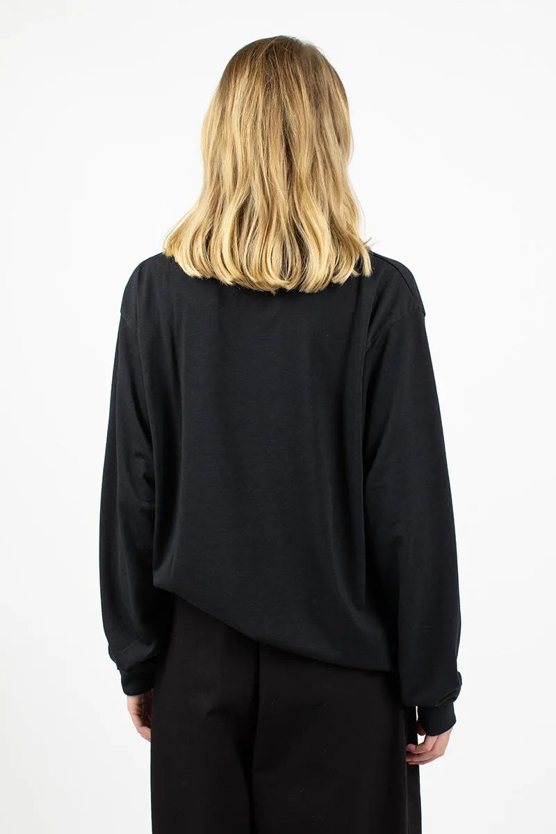 L/S Turtleneck Tee Black