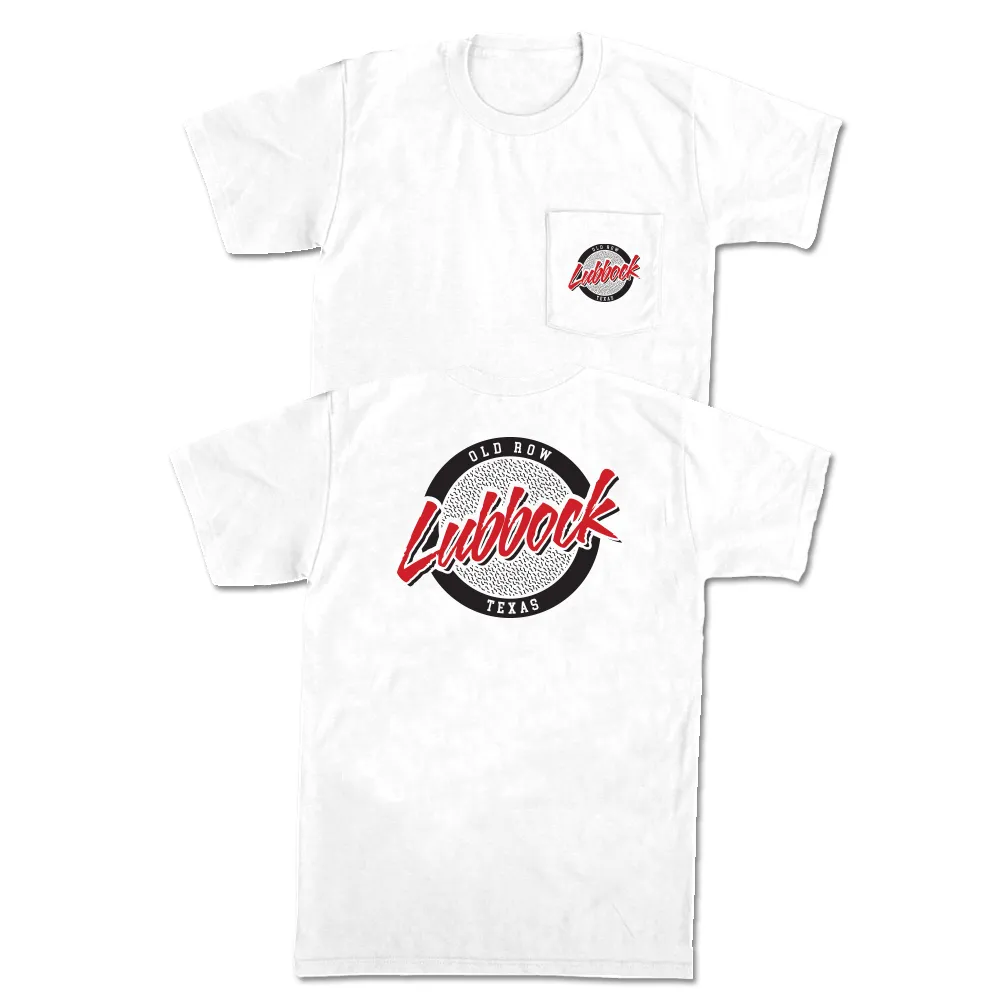 Lubbock, Texas Circle Logo Pocket Tee