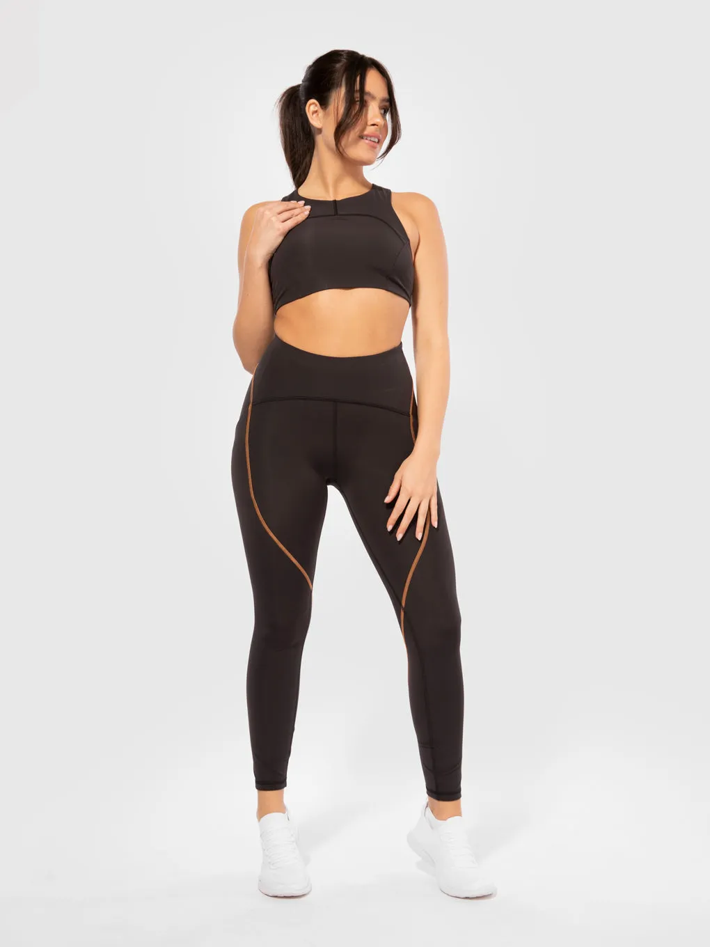 LULULEMON X BARRY'S BLK POWER THRU HIGH-RISE TIGHT 25"