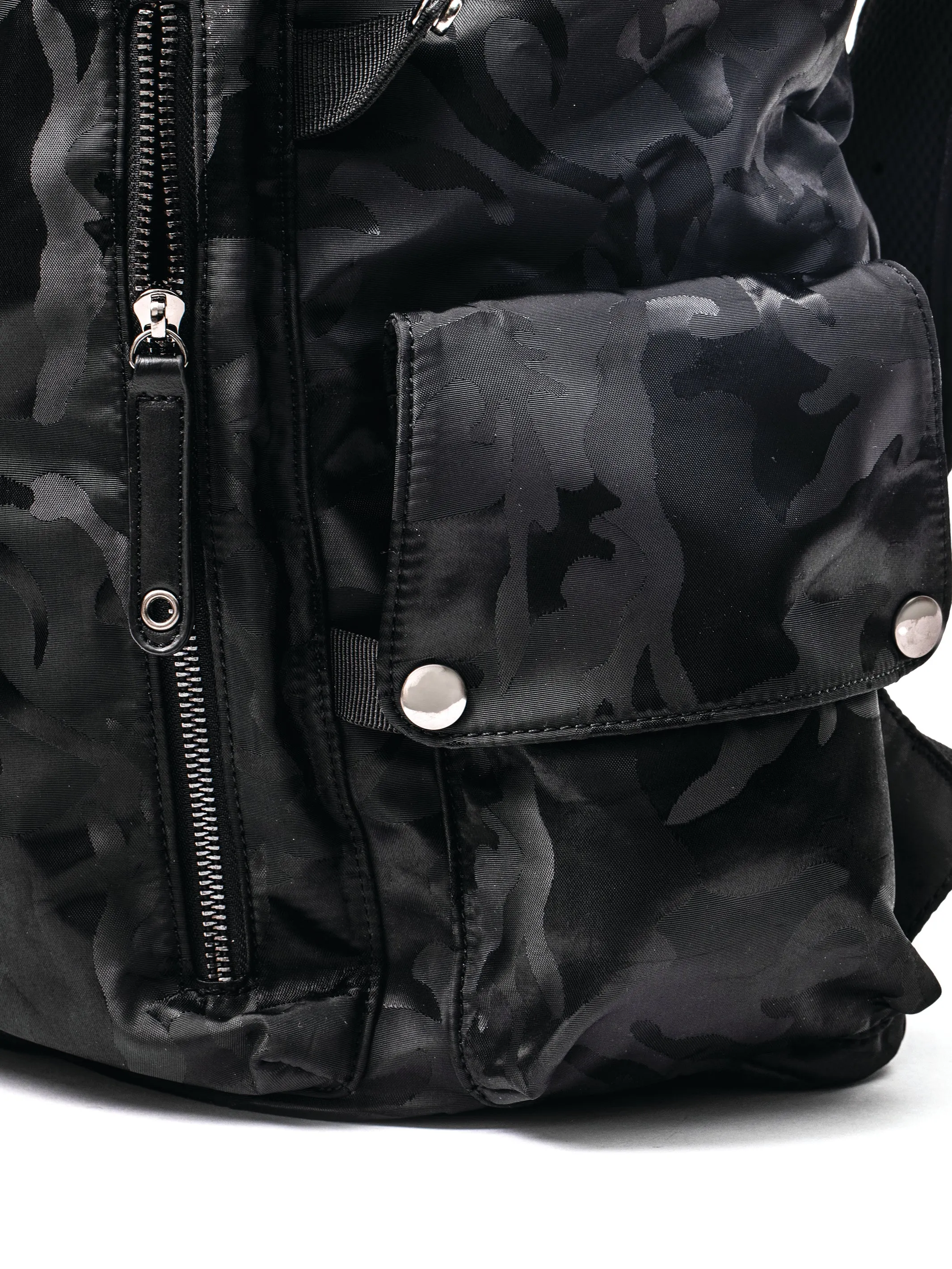 Luxe Black Camo Backpack