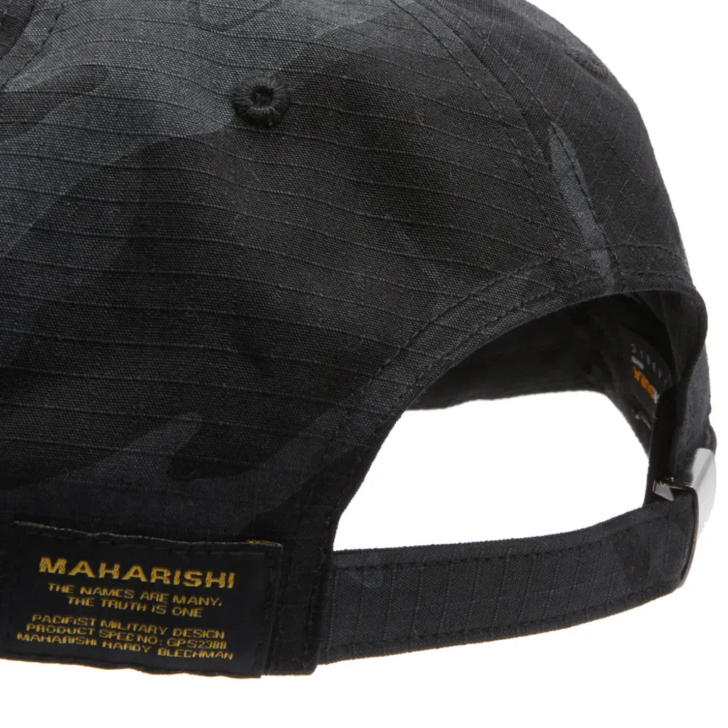 Maharishi Camo Cordura Nyco 6 Panel Cap 'Subdued Night'