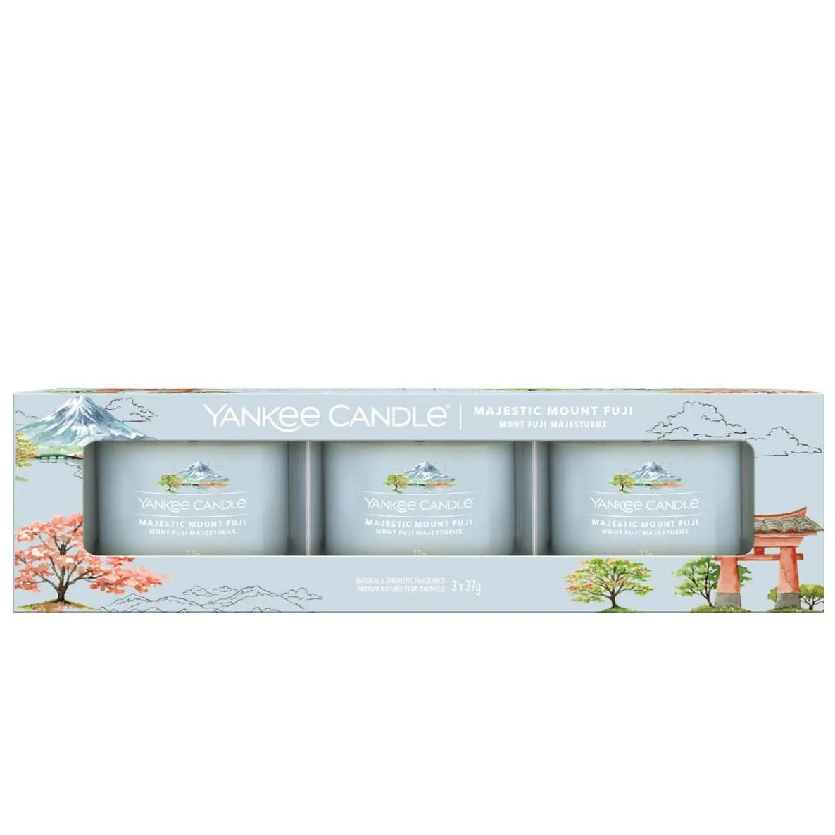 Majestic Mount Fugi - 3 pack votive set